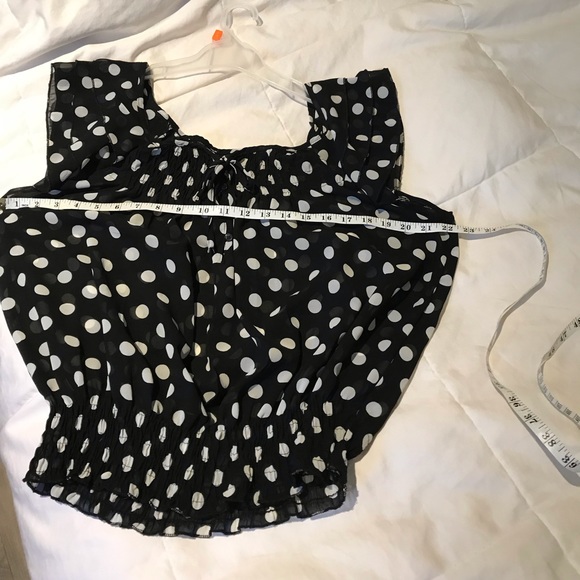 Fun & Flirt Ladies Polka Dot Top- Large - Picture 6 of 6